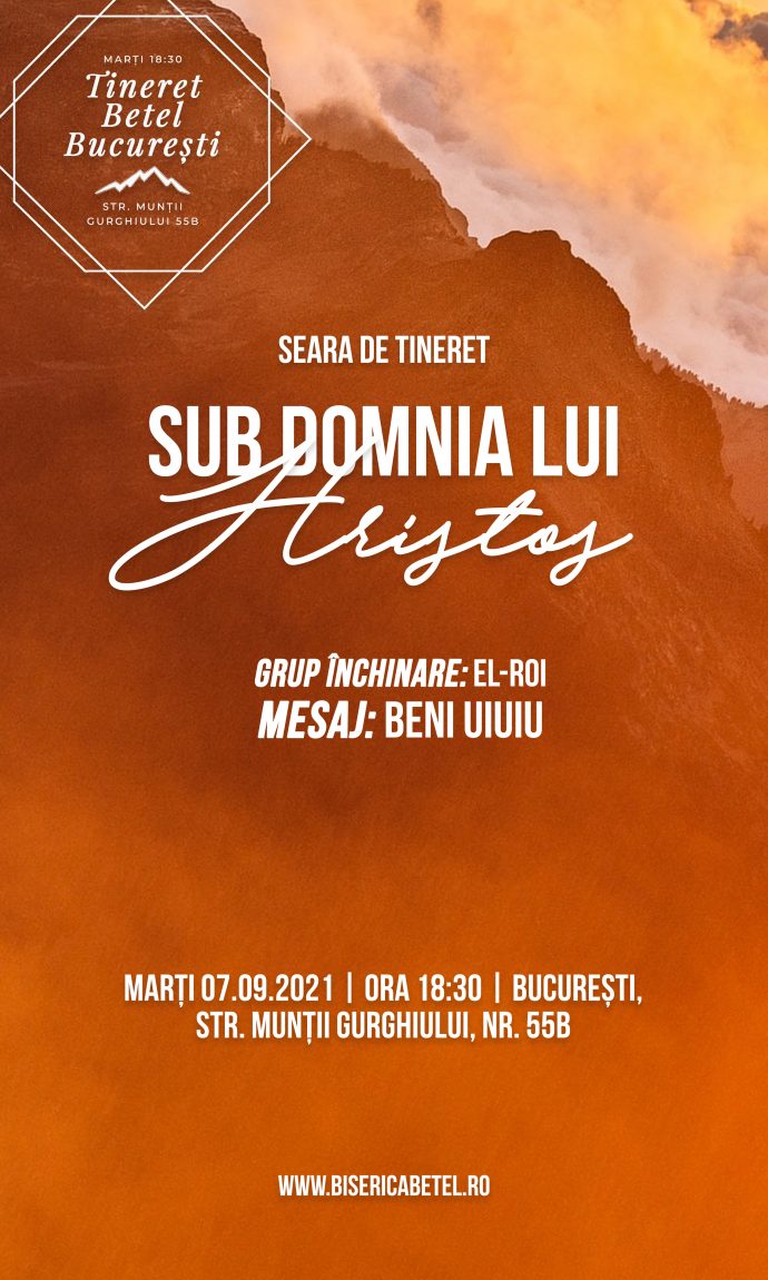 seara de tineret - sub domnia lui hristos
