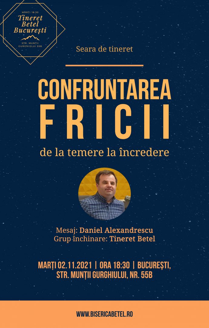 seara de tineret confruntarea fricii