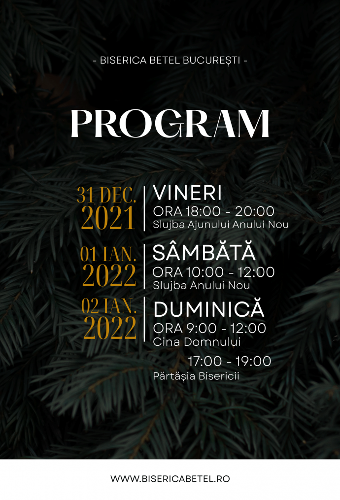 Program - Anul Nou
